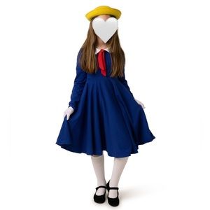 Madeline Costume Girls Outfit Dress Size 10